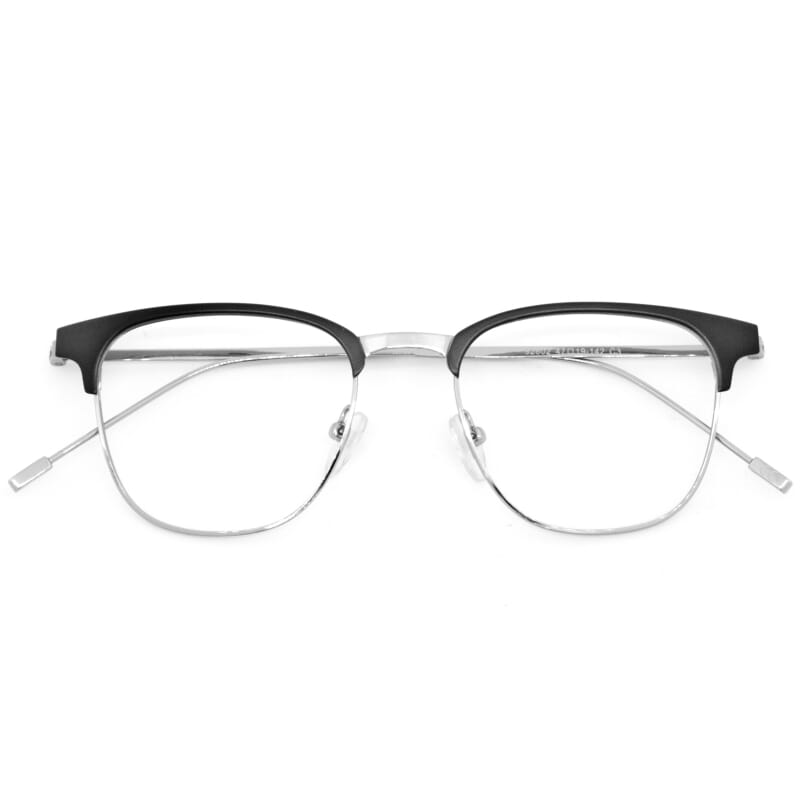 Occhiali luce blu in argentati unisex in metalli Nowave