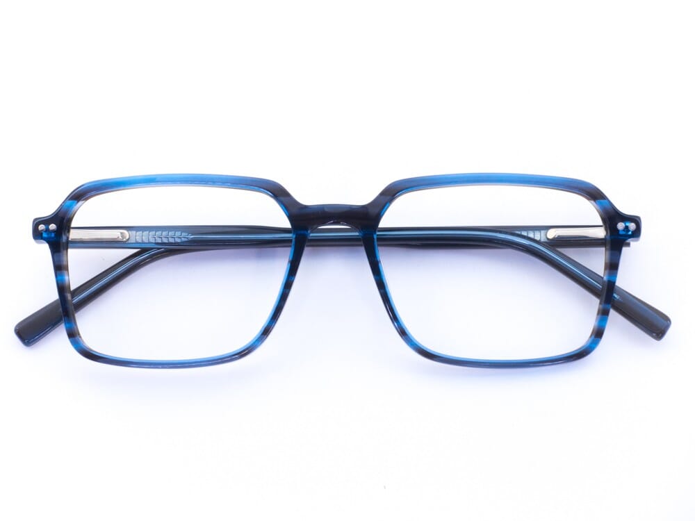 Occhiali Anti Luce Blu Montatura Ovale Vintage In Metallo - Hipster, Per Uomo E Donna, Senza Lenti - Foto 8