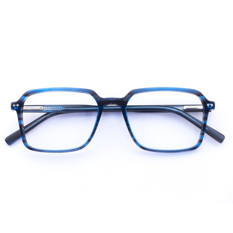 Occhiali Anti Luce Blu Montatura Ovale Vintage In Metallo - Hipster, Per Uomo E Donna, Senza Lenti - Foto 8